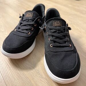 Skechers BOBS Women’s Black Slip-On Sneakers